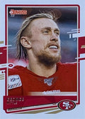 George Kittle #11 San Francisco 49ers (Red jersey, no helmet) | 2020 Panini Donruss | NFL Football