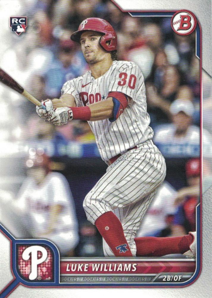 Luke Williams #11 Philadelphia Phillies | 2022 Bowman
