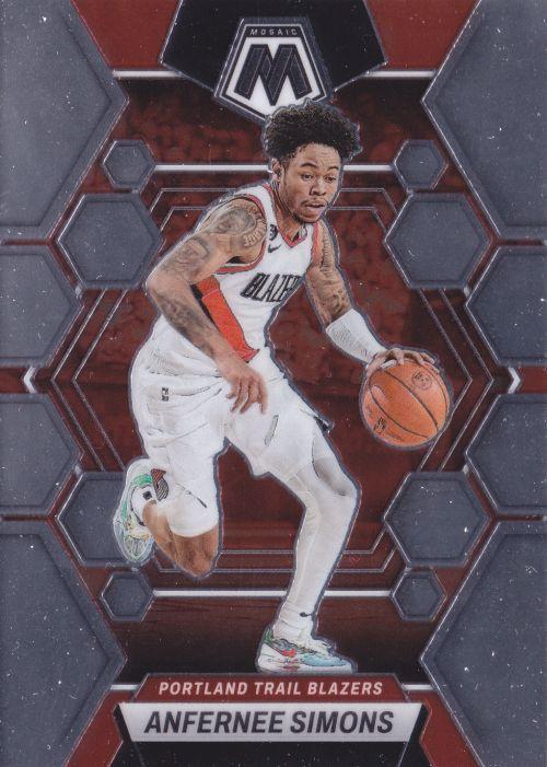 Anfernee Simons #11 Portland Trail Blazers | 2022-23 Panini Mosaic