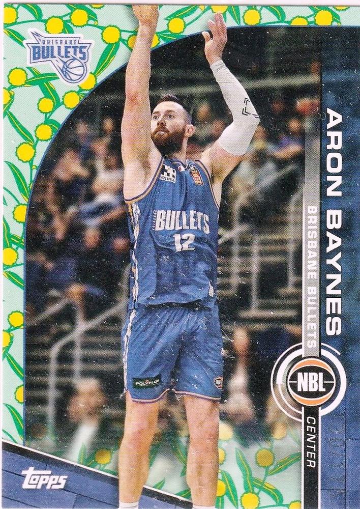 Aron Baynes #11 Brisbane Bullets | 2023-24 Topps NBL - Golden Wattle Parallel
