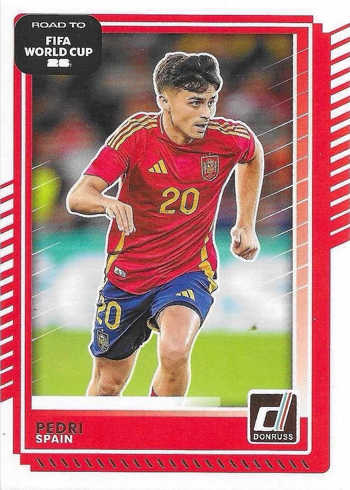 Pedri #11 Spain | 2025-26 Donruss Road to FIFA World Cup Optic Parallel
