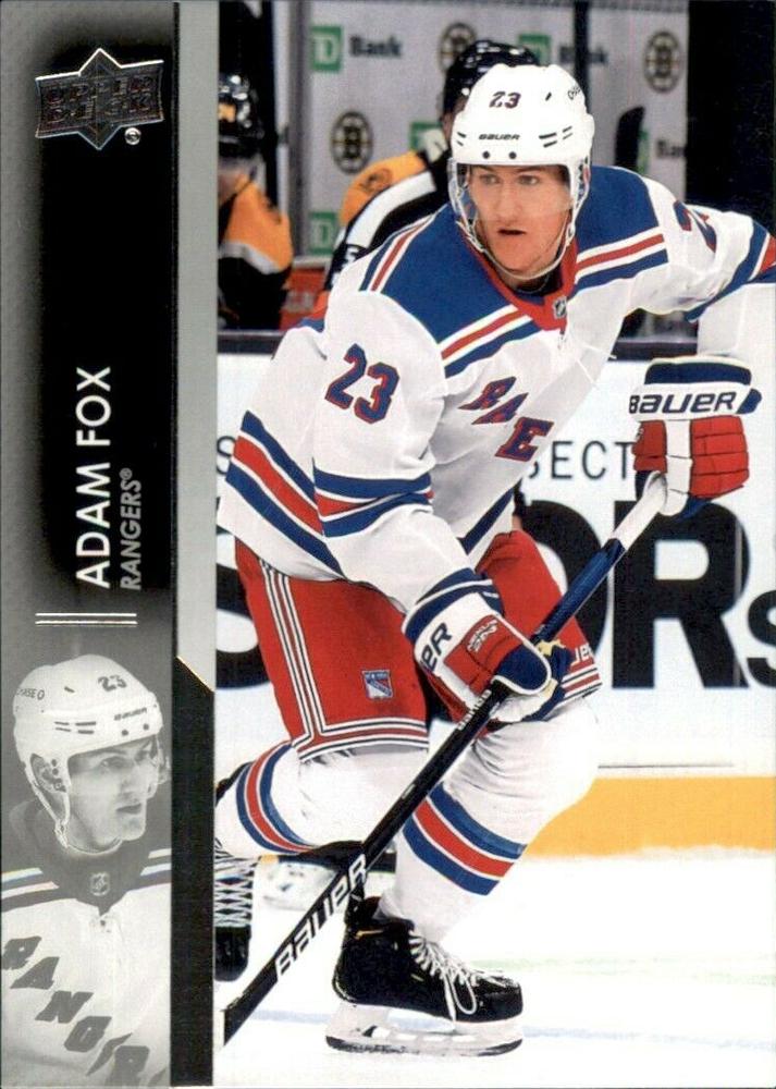 Adam Fox #120 New York Rangers | 2021-22 Upper Deck