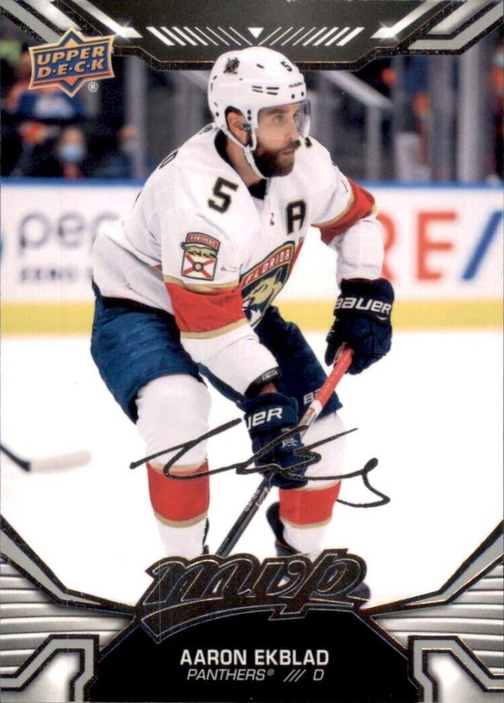 Aaron Ekblad #120 Florida Panthers | 2022-23 Upper Deck MVP Silver Script