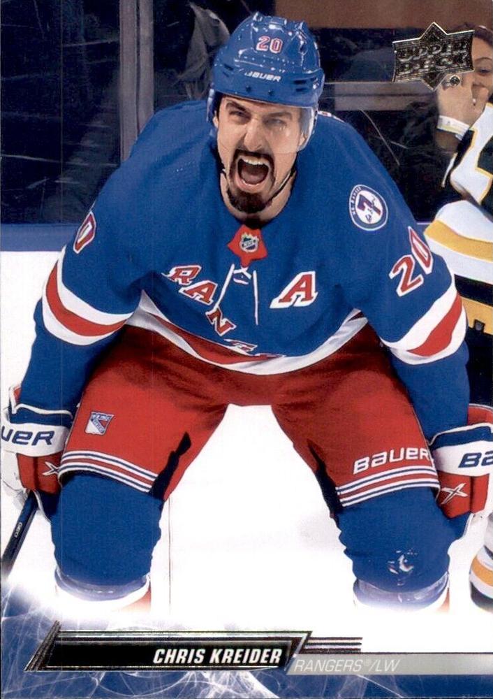 Chris Kreider #120 New York Rangers | 2022-23 Upper Deck