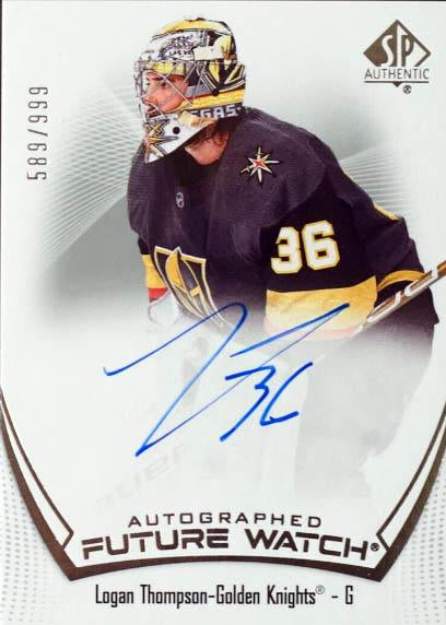 Logan Thompson #120 Vegas Golden Knights | 2021-22 SP Authentic