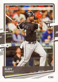 Eloy Jimenez #121 Chicago White Sox ("The South Side" and old Donruss logo on back) | 2020 Donruss