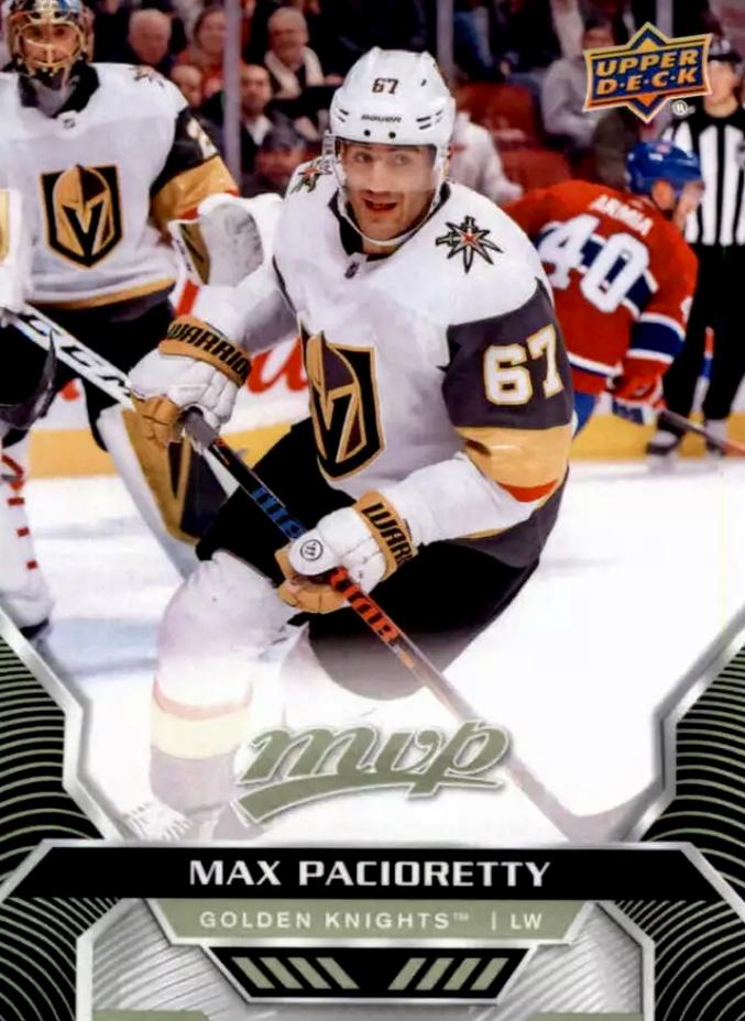 Max Pacioretty #121 Vegas Golden Knights | 2020-21 Upper Deck MVP