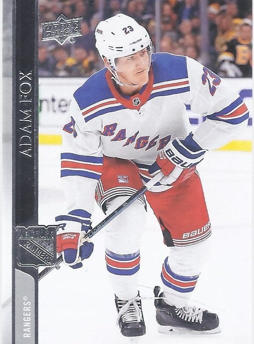 Adam Fox #121 New York Rangers | 2020-21 Upper Deck
