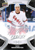 Nino Niederreiter #121 Carolina Hurricanes | 2021-22 Upper Deck MVP Silver Script