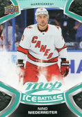 Nino Niederreiter #121 Carolina Hurricanes | 2021-22 Upper Deck MVP Ice Battles