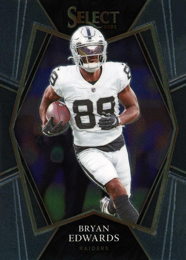 Bryan Edwards #121 Las Vegas Raiders | 2021 Panini Select |  | NFL Football