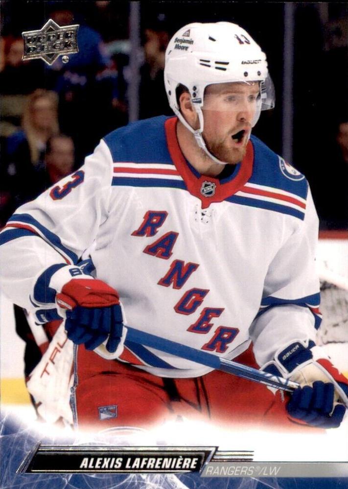 Alexis Lafreniere #121 New York Rangers | 2022-23 Upper Deck