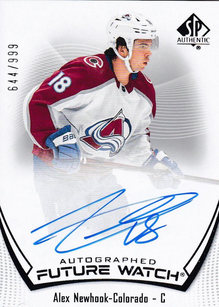 Alex Newhook #121 Colorado Avalanche | 2021-22 SP Authentic