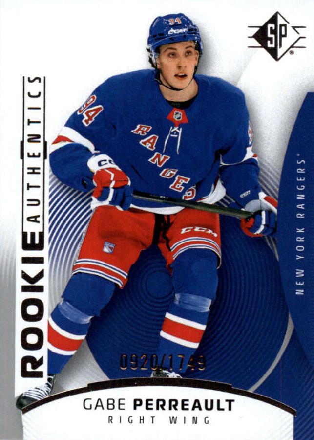 Gabe Perreault #121 New York Rangers | 2025-26 Upper Deck SP Hockey