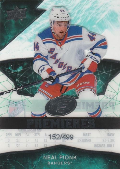 Neal Pionk #122 New York Rangers | 2018-19 Upper Deck Ice