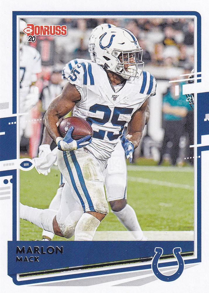 Marlon Mack #122 Indianapolis Colts | 2020 Panini Donruss | NFL Football