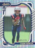 Tyquan Thornton #122 New England Patriots | 2022 Panini Absolute | NFL Football