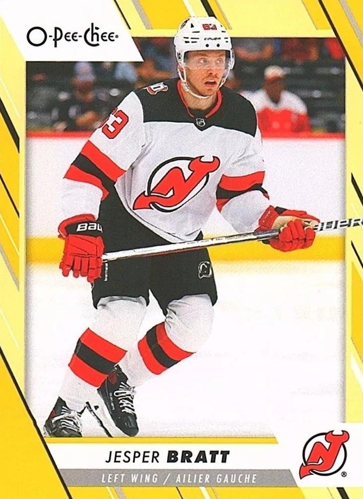 Jesper Bratt #122 New Jersey Devils | 2023-24 O-Pee-Chee Yellow Border