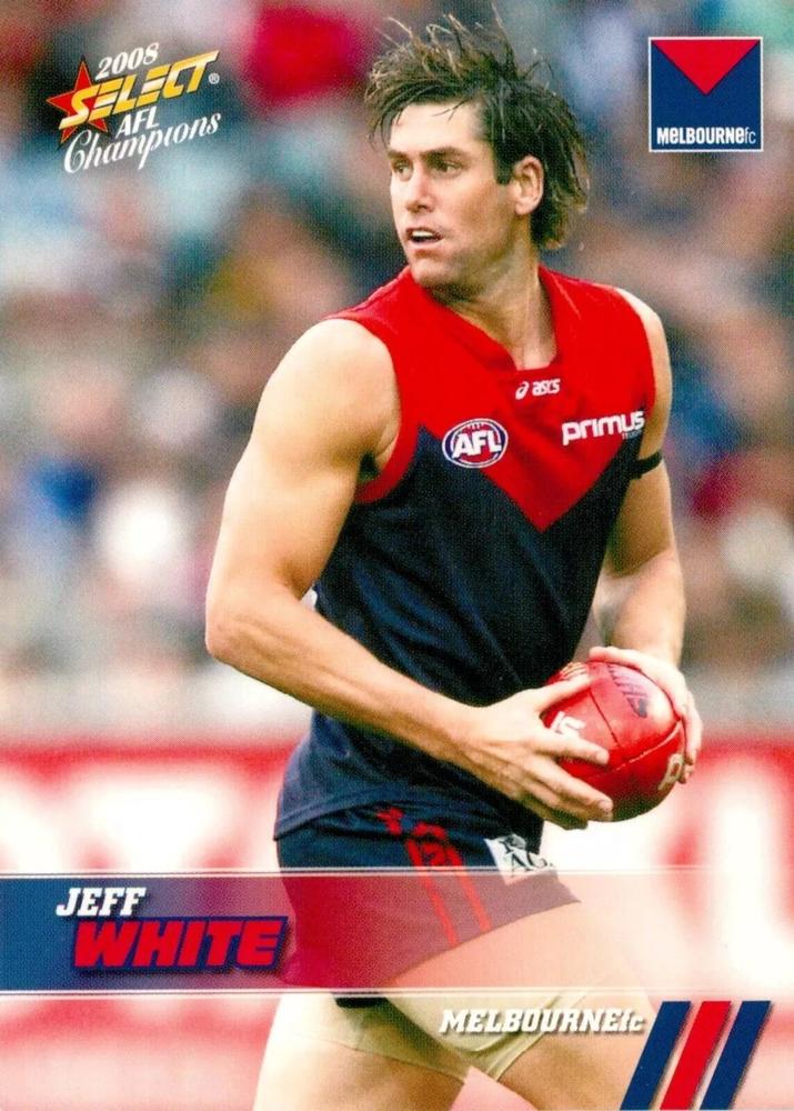 Jeff White #123 Melbourne Demons | 2008 Select AFL Champions