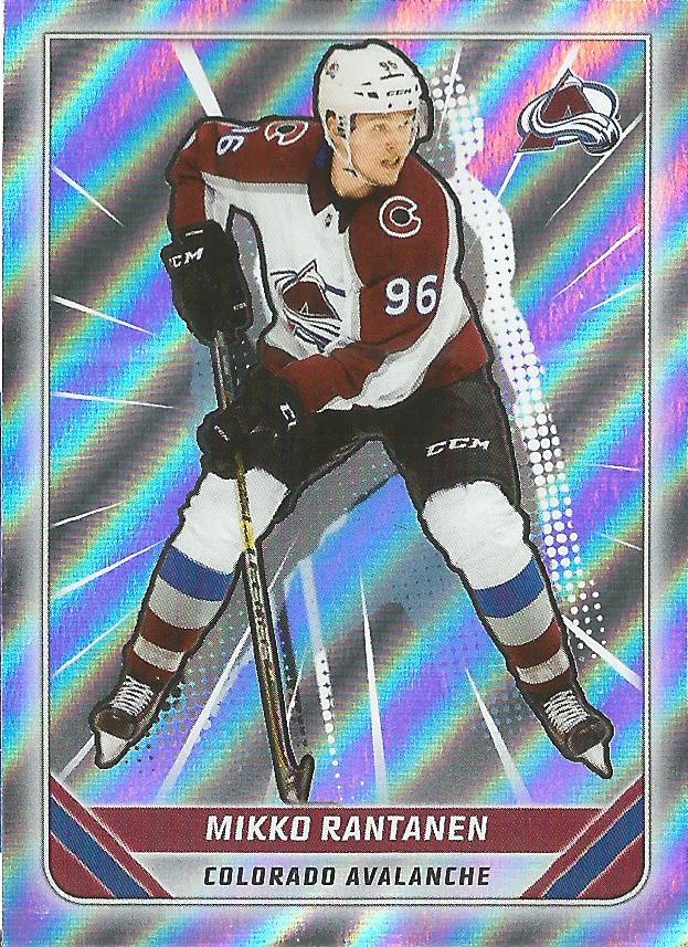 Mikko Rantanen FOIL #123 | 2019-20 Topps NHL Sticker Collection