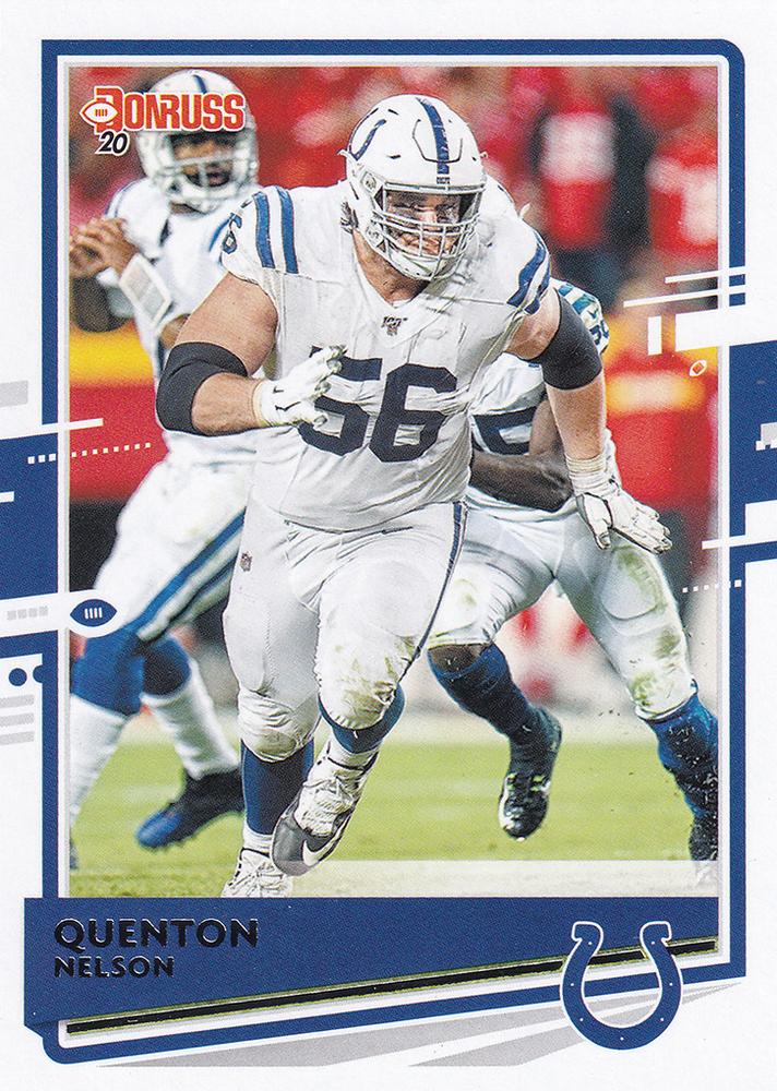 Quenton Nelson #123 Indianapolis Colts | 2020 Panini Donruss | NFL Football