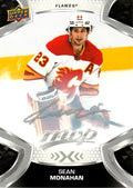 Sean Monahan #123 Calgary Flames | 2021-22 Upper Deck MVP Silver Script