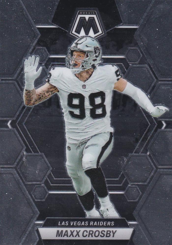 Maxx Crosby #123 Las Vegas Raiders | 2023 Panini Mosaic | NFL Football