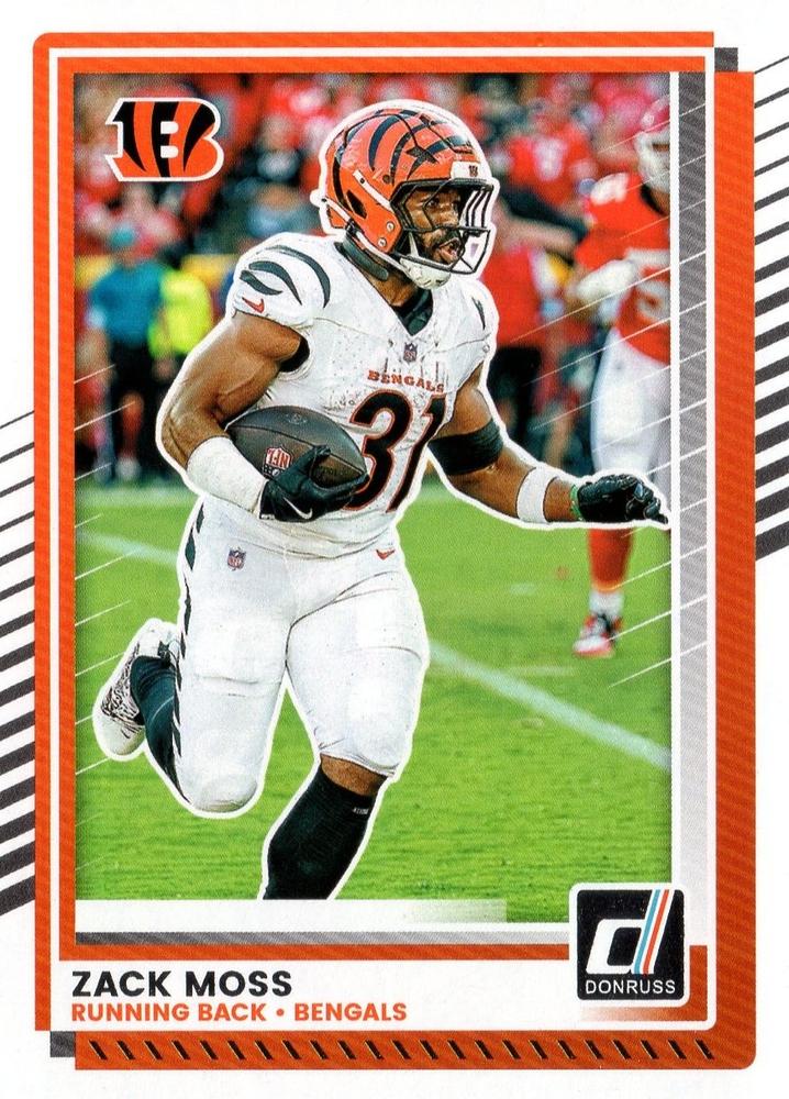 Zack Moss #123 Cincinnati Bengals | 2025 Donruss | NFL Football