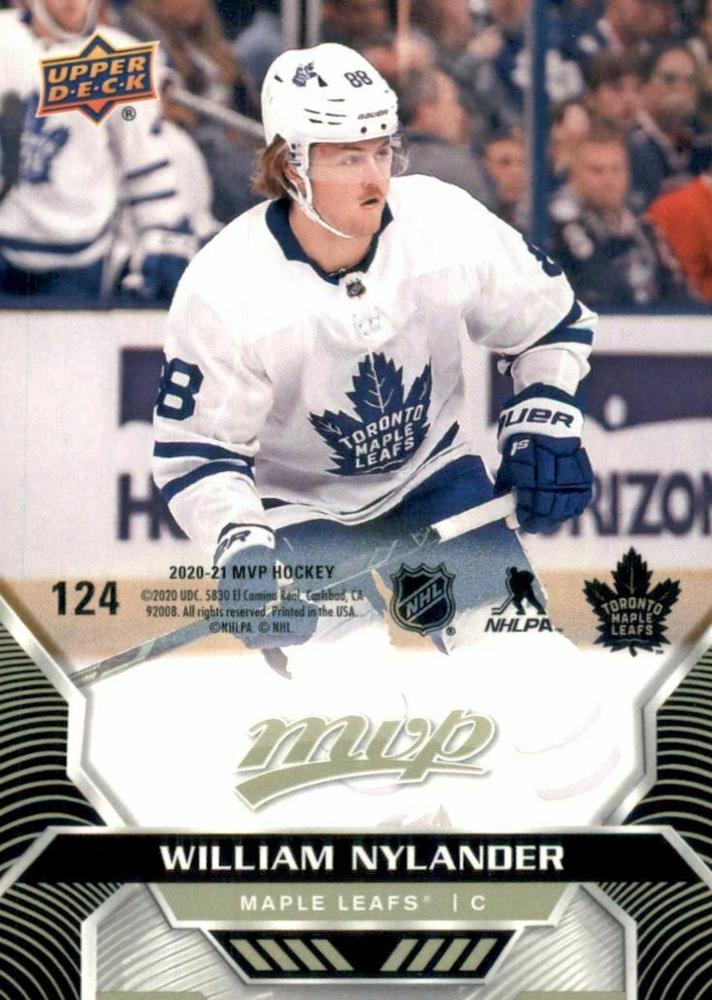 William Nylander #124 Toronto Maple Leafs | 2020-21 Upper Deck MVP Puzzle Backs