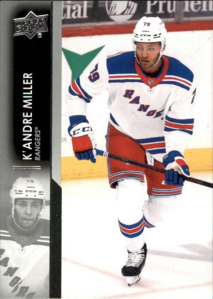 K'Andre Miller #124 New York Rangers | 2021-22 Upper Deck