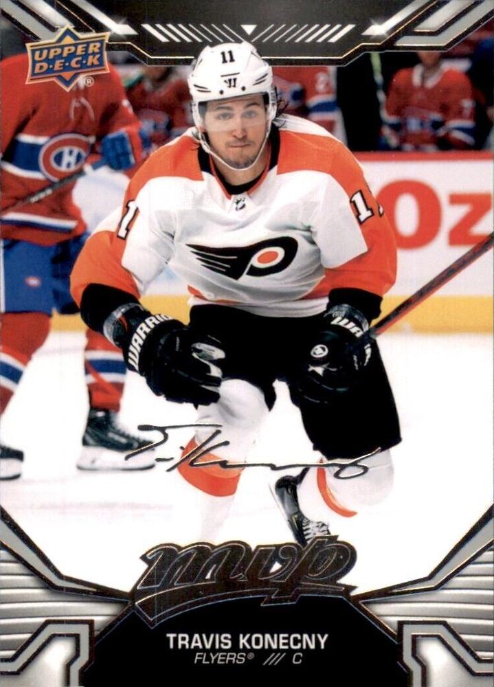 Travis Konecny #124 Philadelphia Flyers | 2022-23 Upper Deck MVP Silver Script