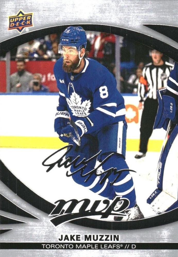 Jake Muzzin #124 Toronto Maple Leafs | 2023-24 Upper Deck MVP Silver Script