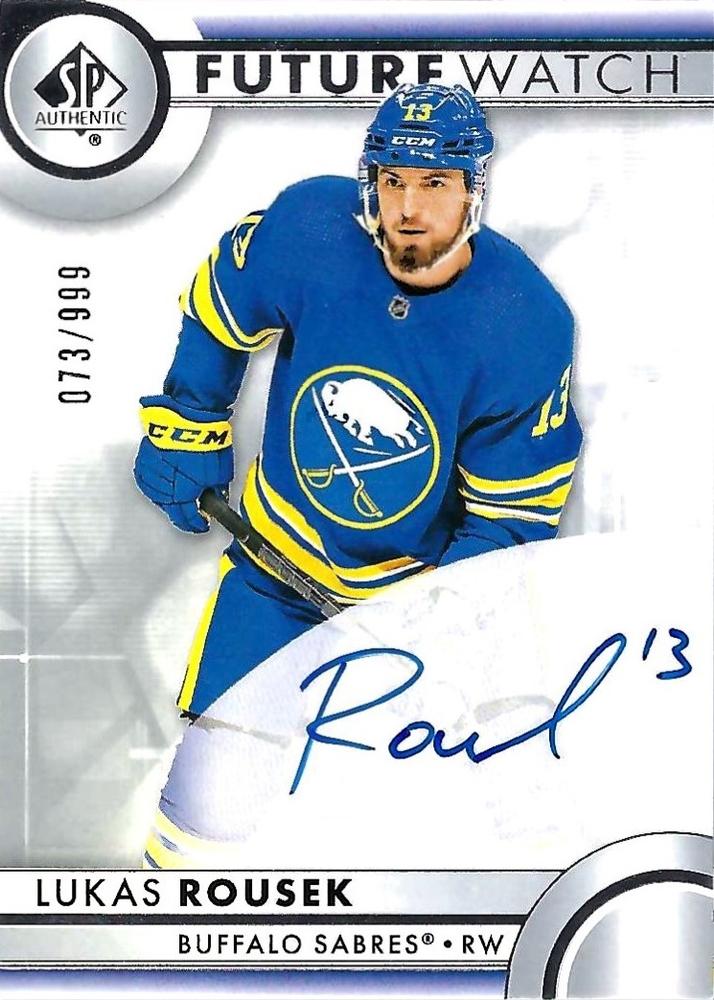 Lukas Rousek #124 Buffalo Sabres | 2023-24 SP Authentic