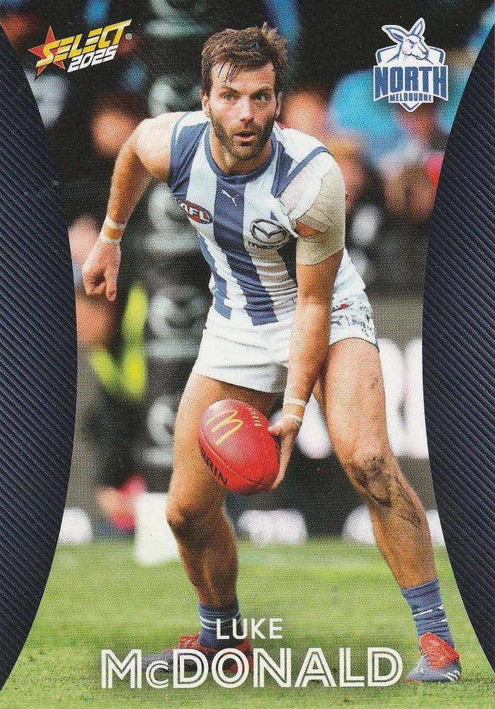 Luke McDonald #124 North Melbourne Kangaroos | 2025 Select AFL Footy Stars