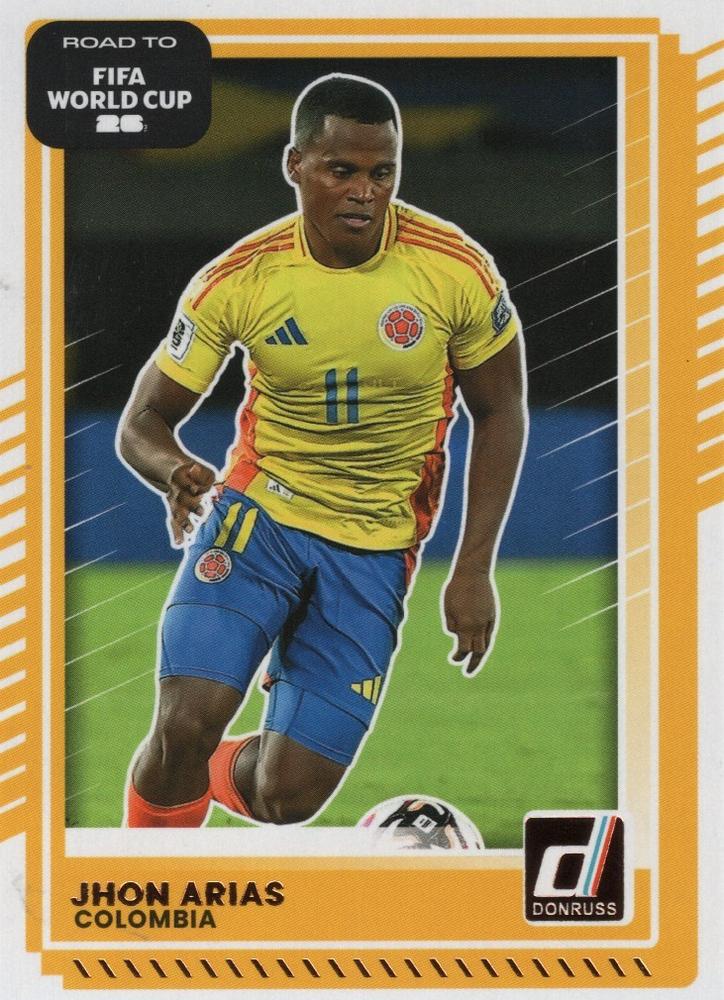 Jhon Arias #124 Colombia | 2025-26 Donruss Road to FIFA World Cup