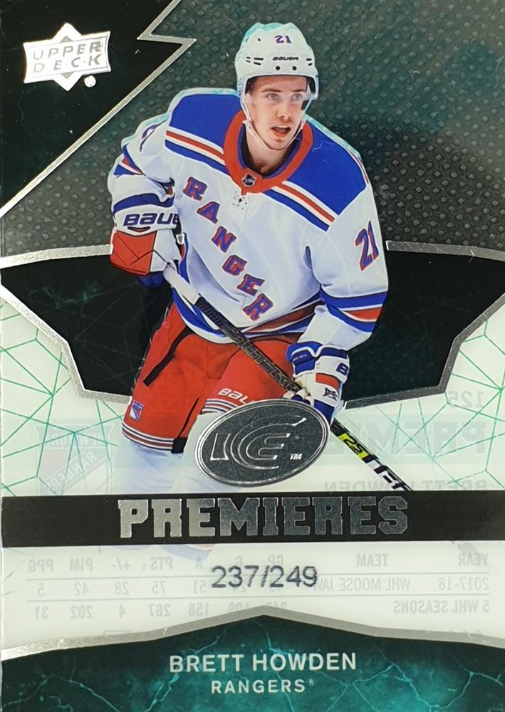 Brett Howden #125 New York Rangers | 2018-19 Upper Deck Ice