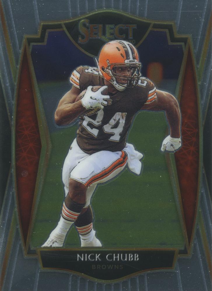Nick Chubb #125 Cleveland Browns | 2020 Panini Select |  | NFL Football