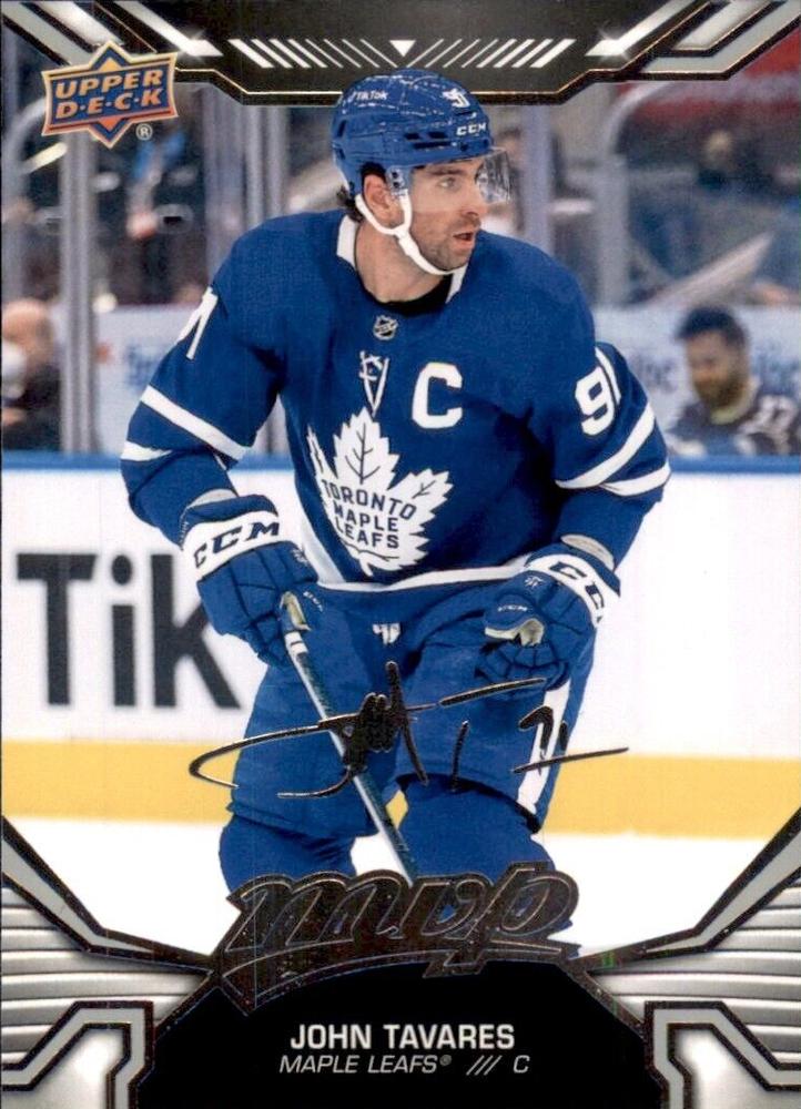 John Tavares #125 Toronto Maple Leafs | 2022-23 Upper Deck MVP Silver Script