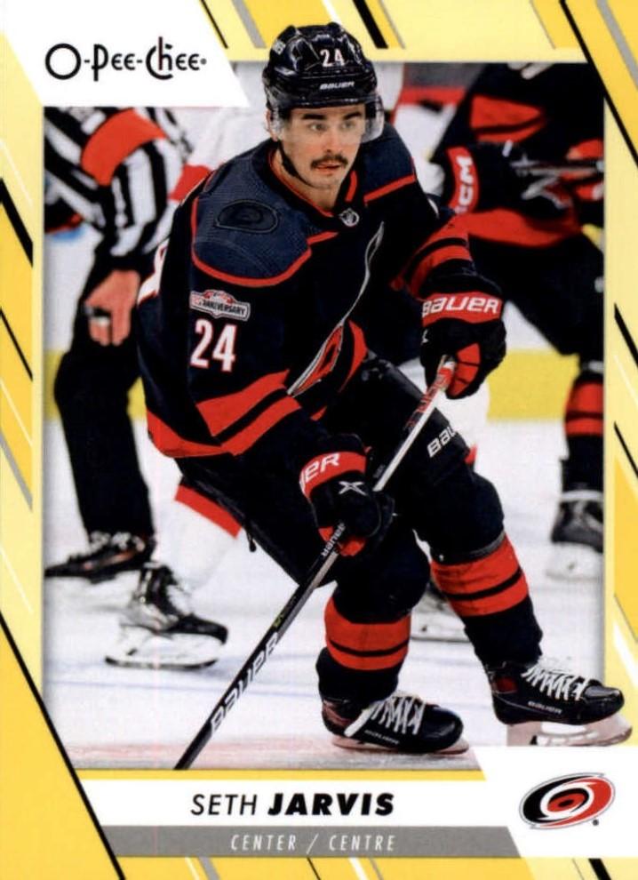 Seth Jarvis #125 Carolina Hurricanes | 2023-24 O-Pee-Chee Yellow Border