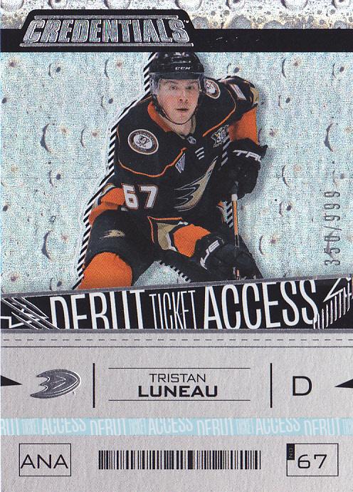 Tristan Luneau #125 Anaheim Ducks | 2023-24 Upper Deck Credentials