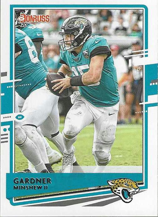 Gardner Minshew II #126 Jacksonville Jaguars (Teal jersey) | 2020 Panini Donruss | NFL Football