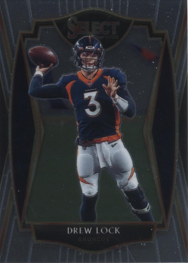 Drew Lock #126 Denver Broncos | 2020 Panini Select |  | NFL Football