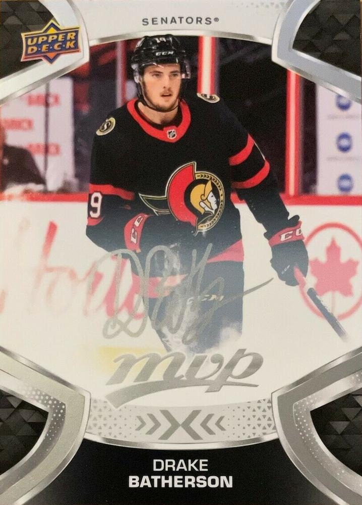 Drake Batherson #126 Ottawa Senators | 2021-22 Upper Deck MVP Silver Script