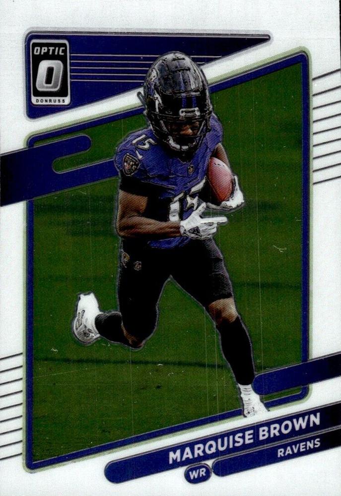 Marquise Brown #126 Baltimore Ravens | 2021 Donruss Optic | NFL Football