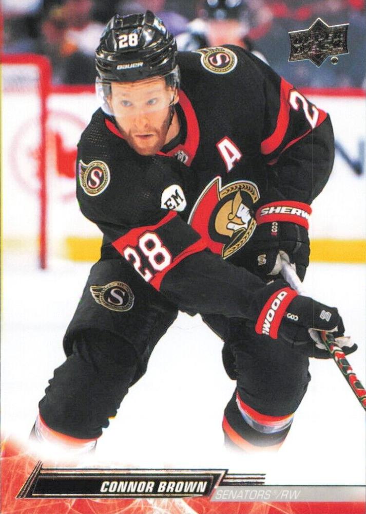 Connor Brown #126 Ottawa Senators | 2022-23 Upper Deck