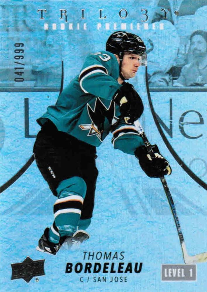 Thomas Bordeleau #126 San Jose Sharks | 2022-23 Upper Deck Trilogy