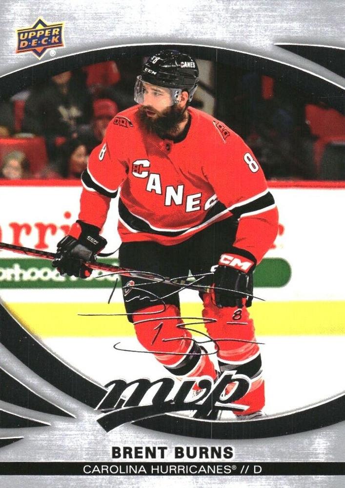 Brent Burns #126 Carolina Hurricanes | 2023-24 Upper Deck MVP Silver Script