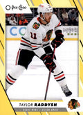 Taylor Raddysh #126 Chicago Blackhawks | 2023-24 O-Pee-Chee Yellow Border