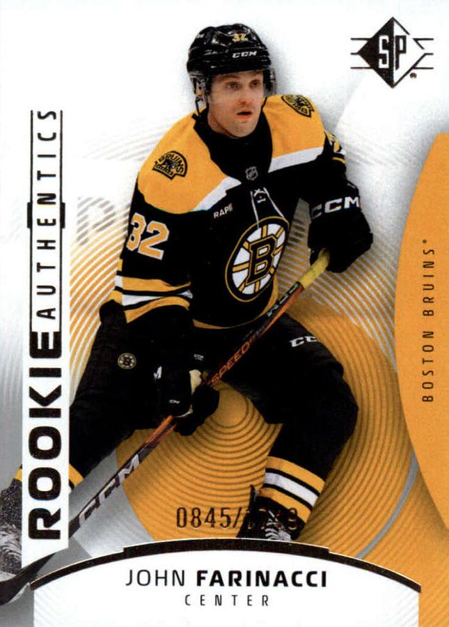 John Farinacci #126 Boston Bruins | 2025-26 Upper Deck SP Hockey