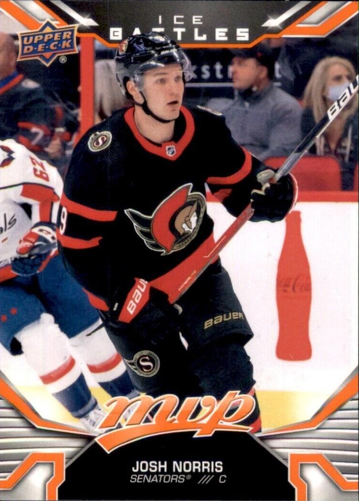 Josh Norris #127 Ottawa Senators | 2022-23 Upper Deck MVP Ice Battles